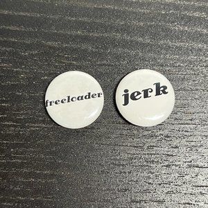 Insults button pin set